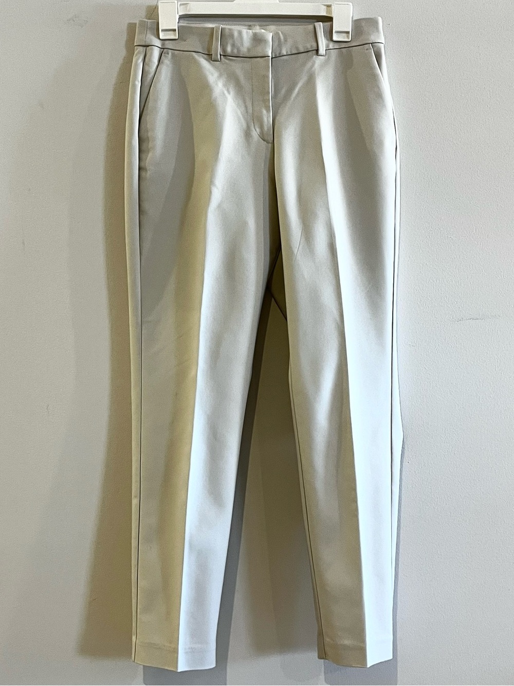 H&M Women’s Cream Dress Trousers — Smart Tailored Fit Size 8